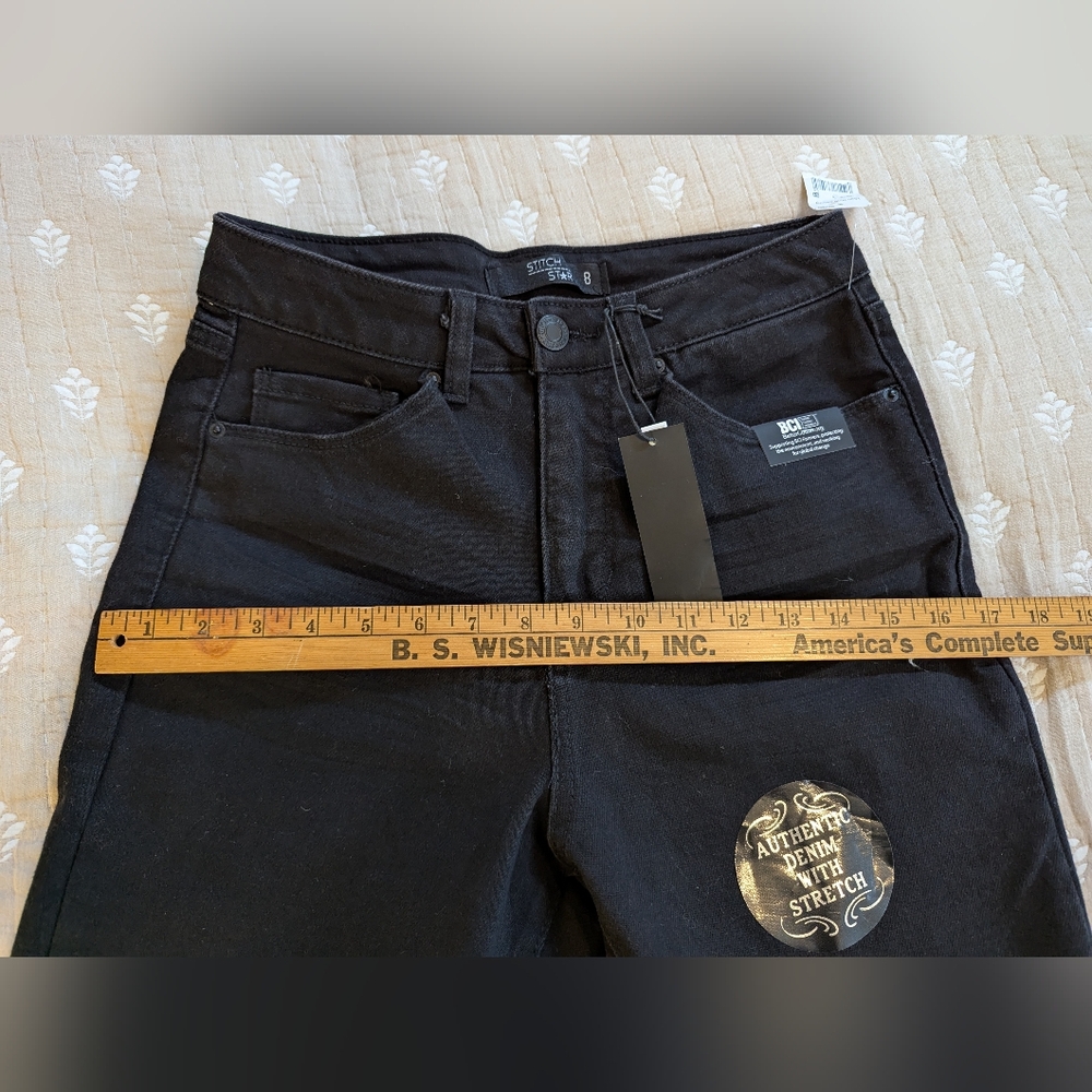Stitch star distressed jeans skinny size 8 - Picture 5 of 7
